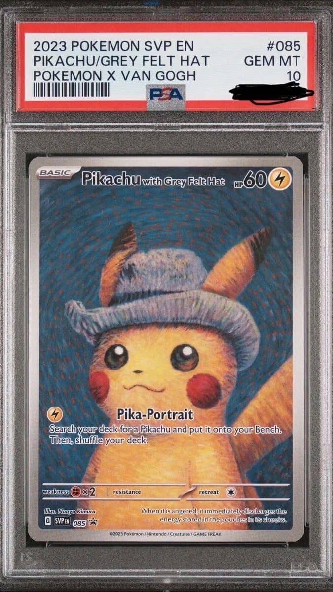PIKACHU VAN GOGH PSA 10 GRATIS