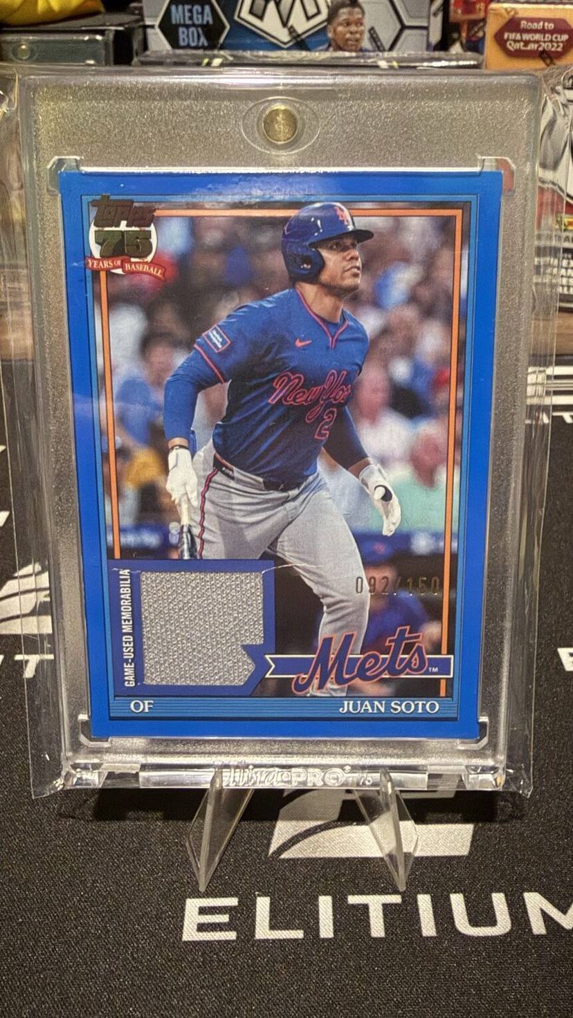 JUAN SOTO GAME USED MEMORABILIA /150