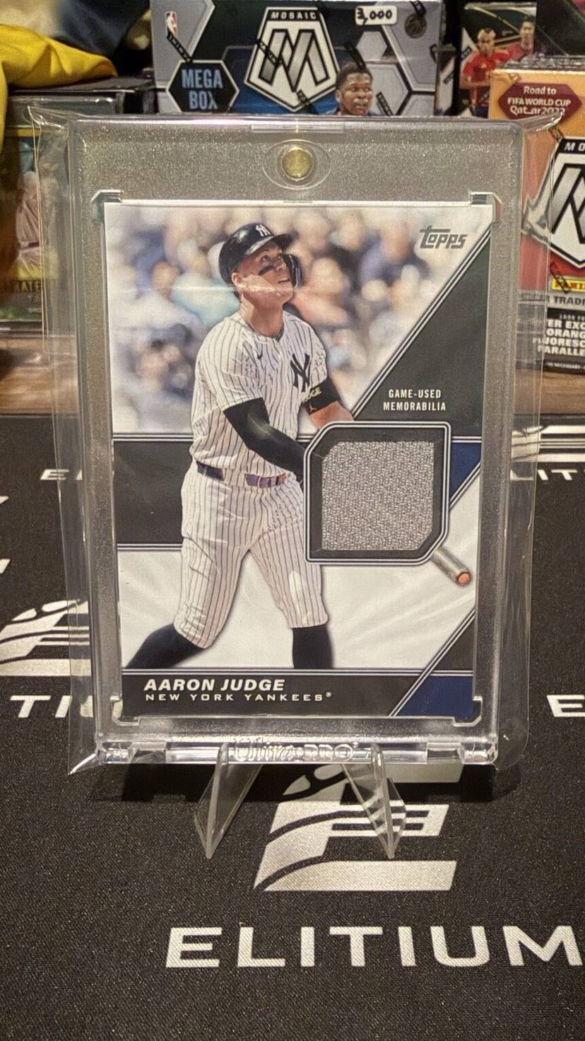 AARON JUDGE GAME USED MEMORABILIA