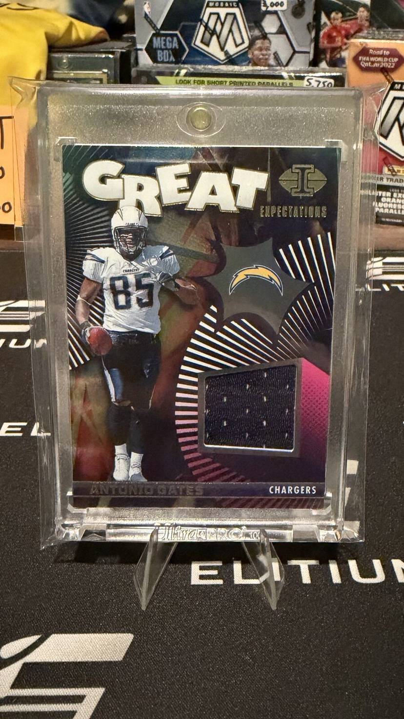 ANTONIO GATES GREAT EXPECTATIONS MEMORABILIA