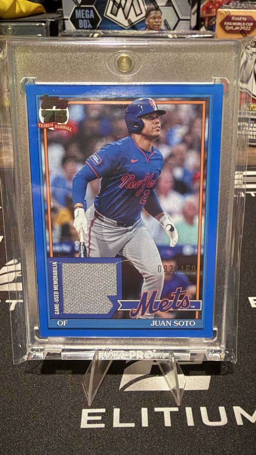 JUAN SOTO GAME USE MEMORABILIA /150