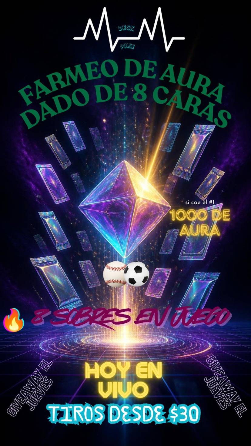 Dado 🎲 8 caras y farmeo de aura deportiva