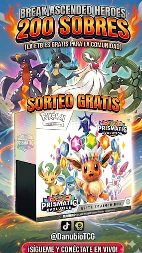 200 Sobres Break Ascended Heroes extensible