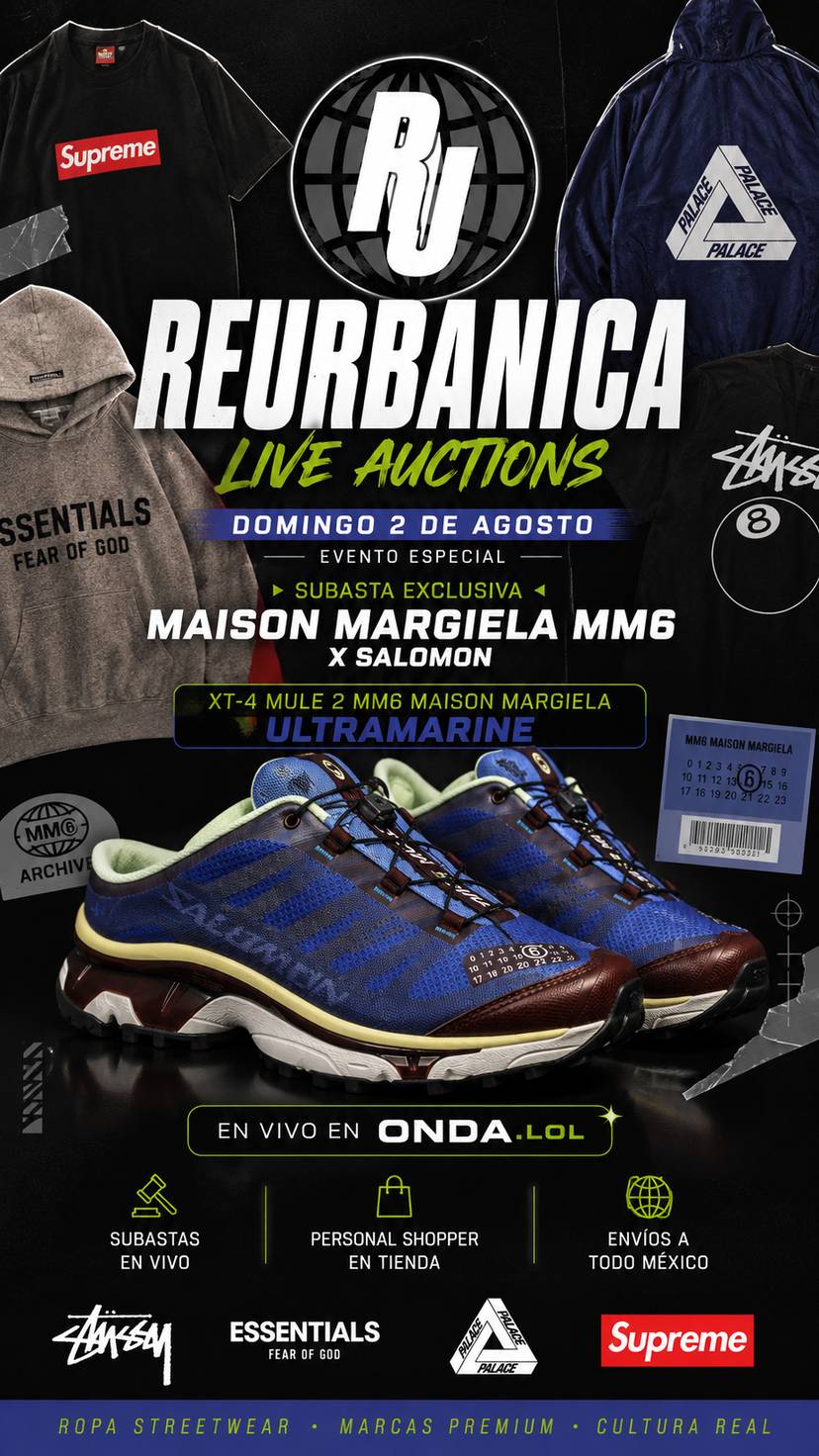 🚨 SUBASTA EXCLUSIVA | MAISON MARGIELA MM6 x SALOMON | SUPREME • PALACE • STÜSSY • ESSENTIALS