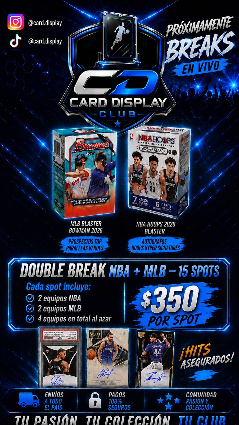 DOUBLE BREAK NBA + MLB — 15 SPOTS