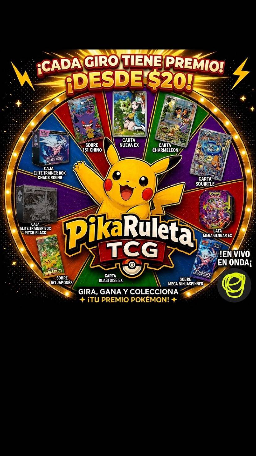 ¡Ruleta Mágica! Desde $20 pesos