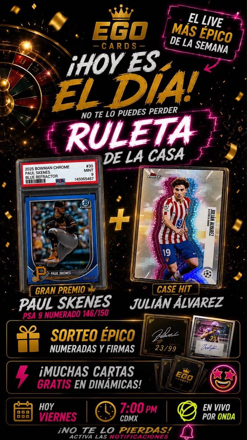 SINGLES DESDE 20$ Y RULETA DE LA CASA!!! 