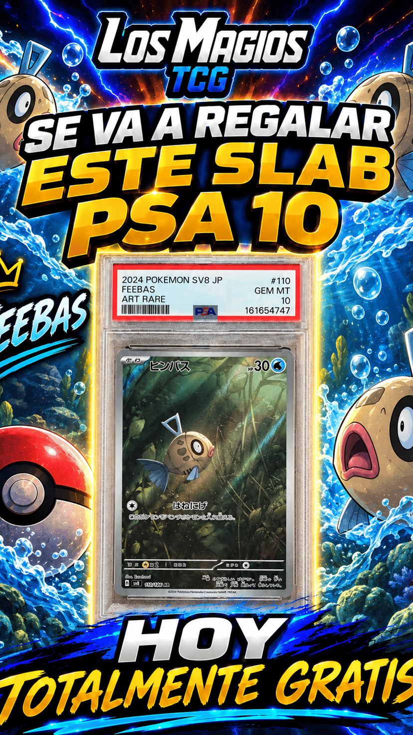 RULETA MÁGICA 50 VUELTAS Y FEEBAS PSA 10 GRATIS🔥🔥