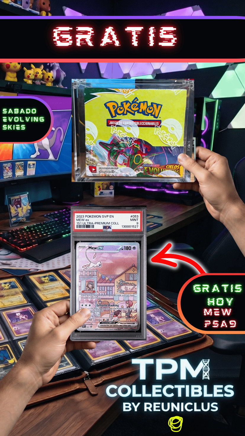 Gratis MEW PSA 🔥 Evolving Skies 🤑 Preventa 30th 🔥Ruleta desde 20