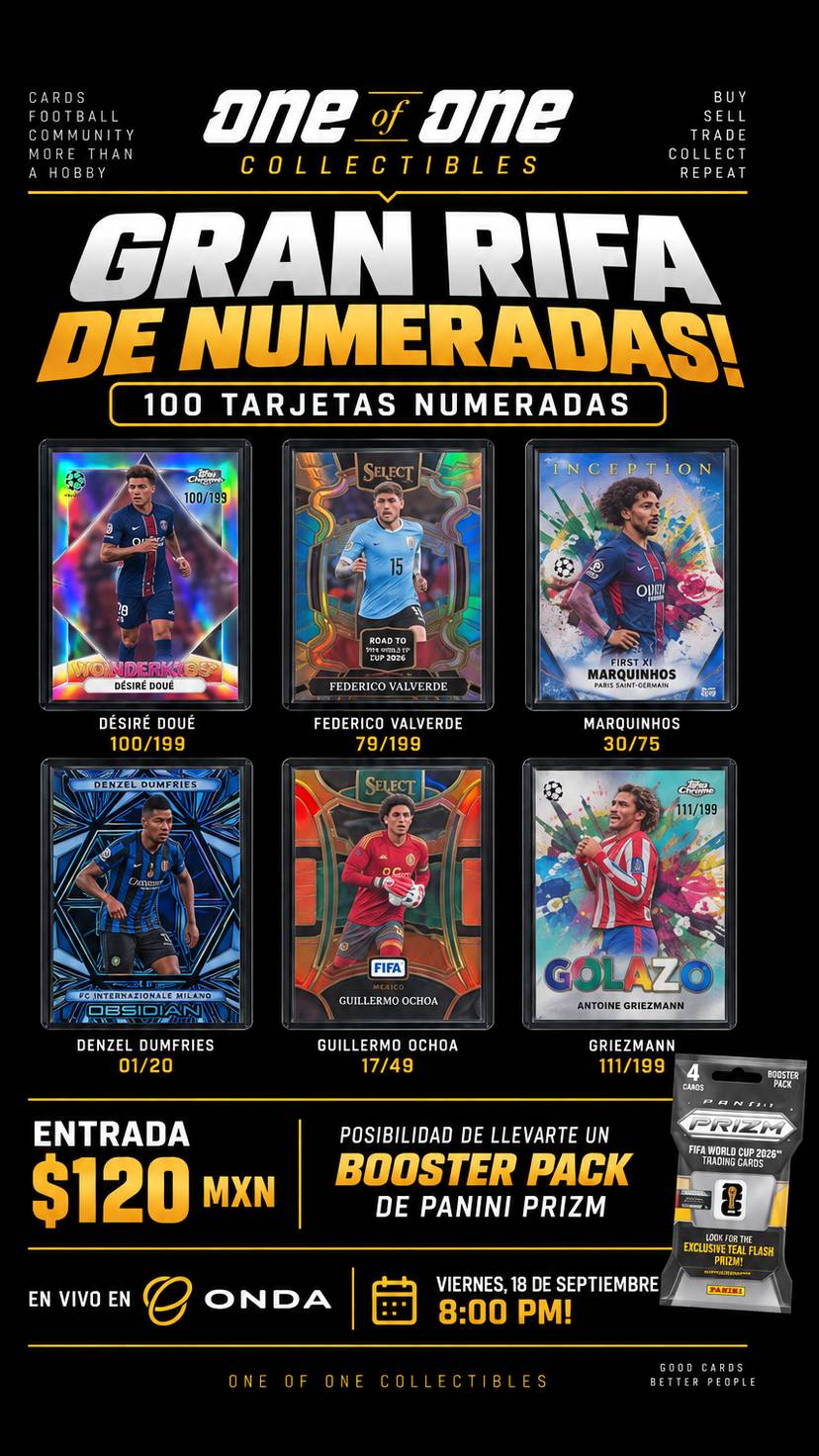 GRAN RIFA DE NUMERADAS