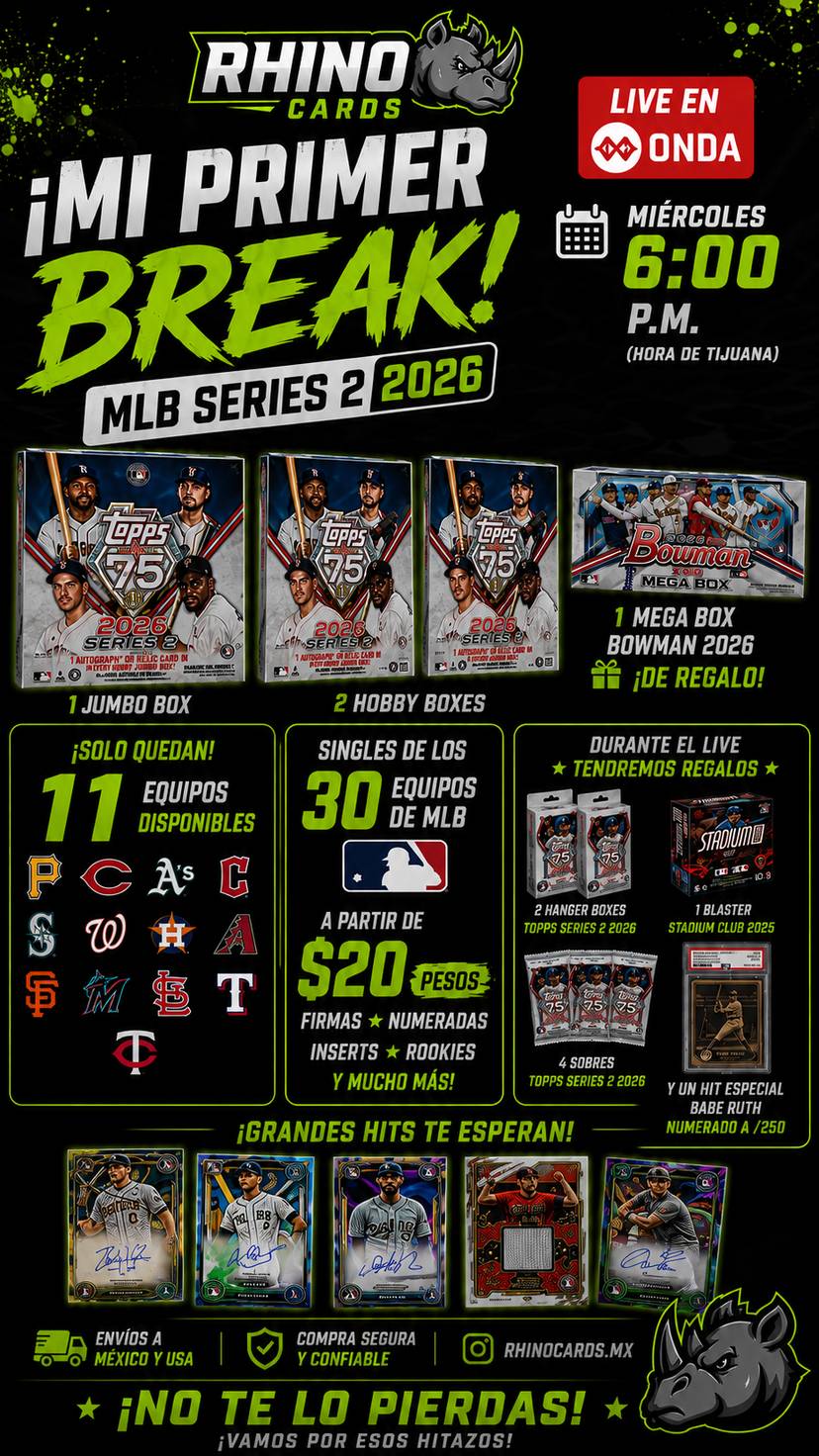 🔥 TOPPS SERIES 2 2026 | BREAK + SUBASTAS DESDE $20