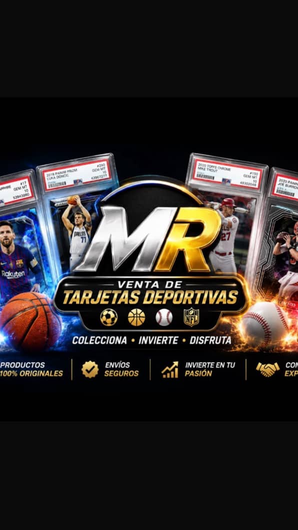 SLABS, SINGLES, PARCHES NFL, NBA, SOCCER, MLB DESDE 20