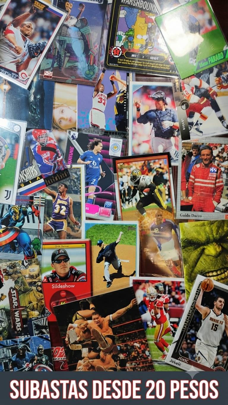 TARJETAS DEPORTIVAS NON SPORTS HOT WHEELS FIGURAS MCFARLANE