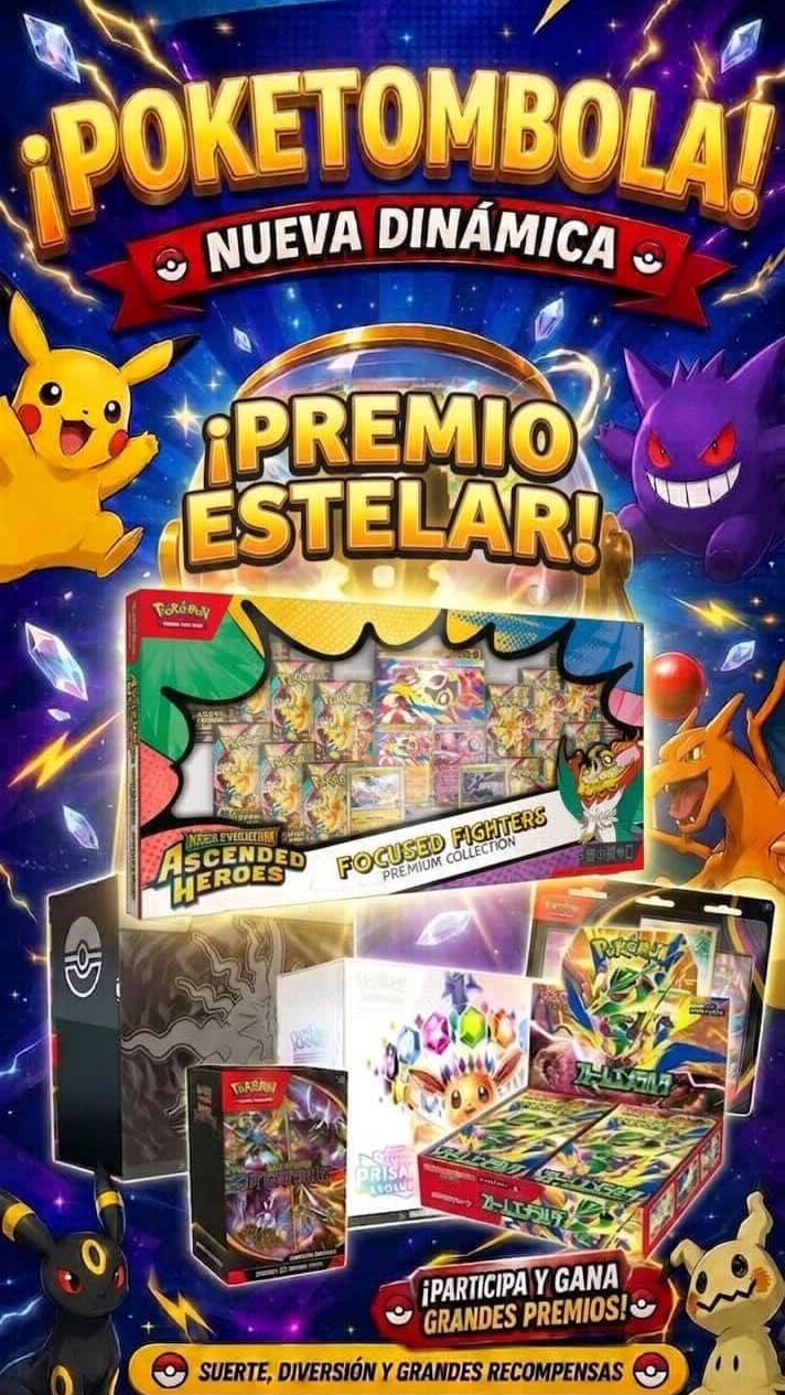 POKETOMBOLA!! FOCUSED FIGHTERS!! SOBRES Y MUCHO MÁS!!!