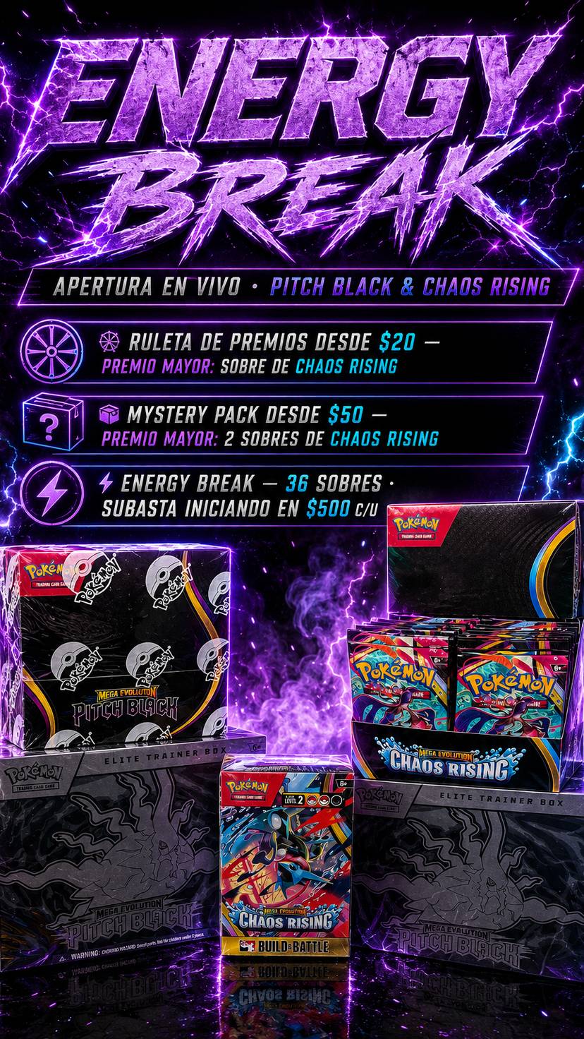 Ruleta desde $20 - Energy Break desde $500