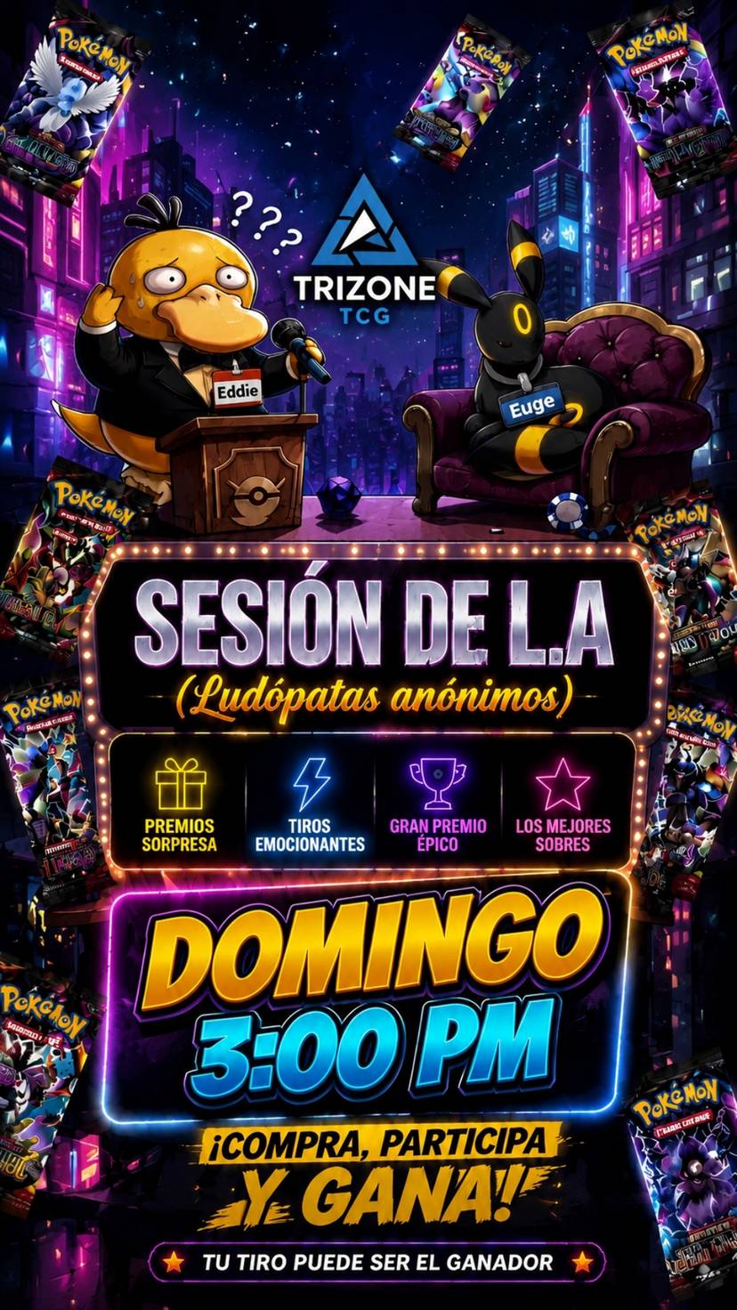 Sesión de L.A 👁👄👁 (Ludópatas anónimos)