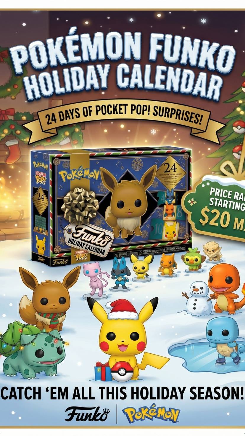 Pokemon Funko Holiday Calendar Azul