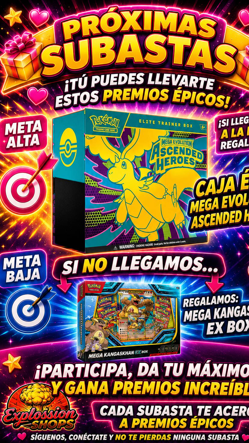 #5 Explosion Live: Pokémon Auctions & Giveaways