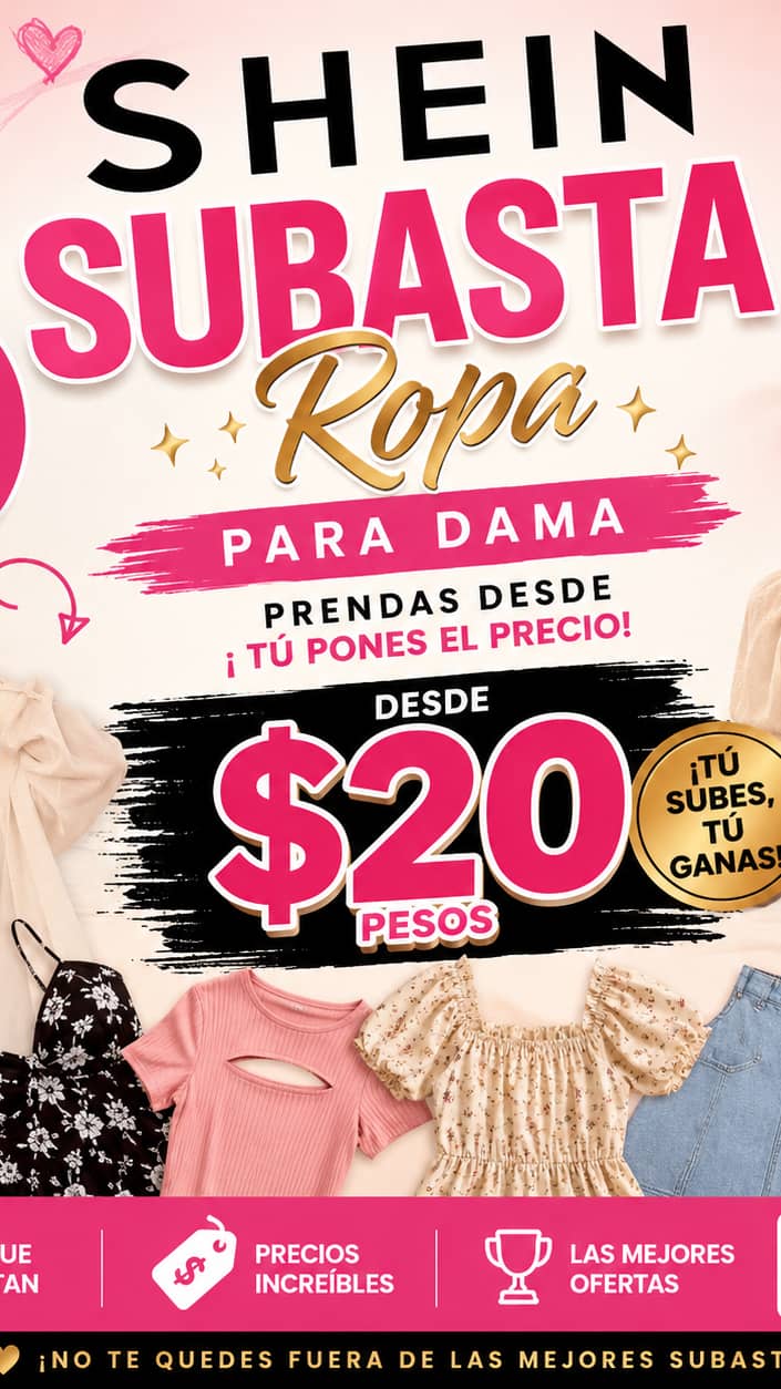 🛍️ MEGA SUBASTA SHEIN 👗 | PRENDAS DESDE $20
