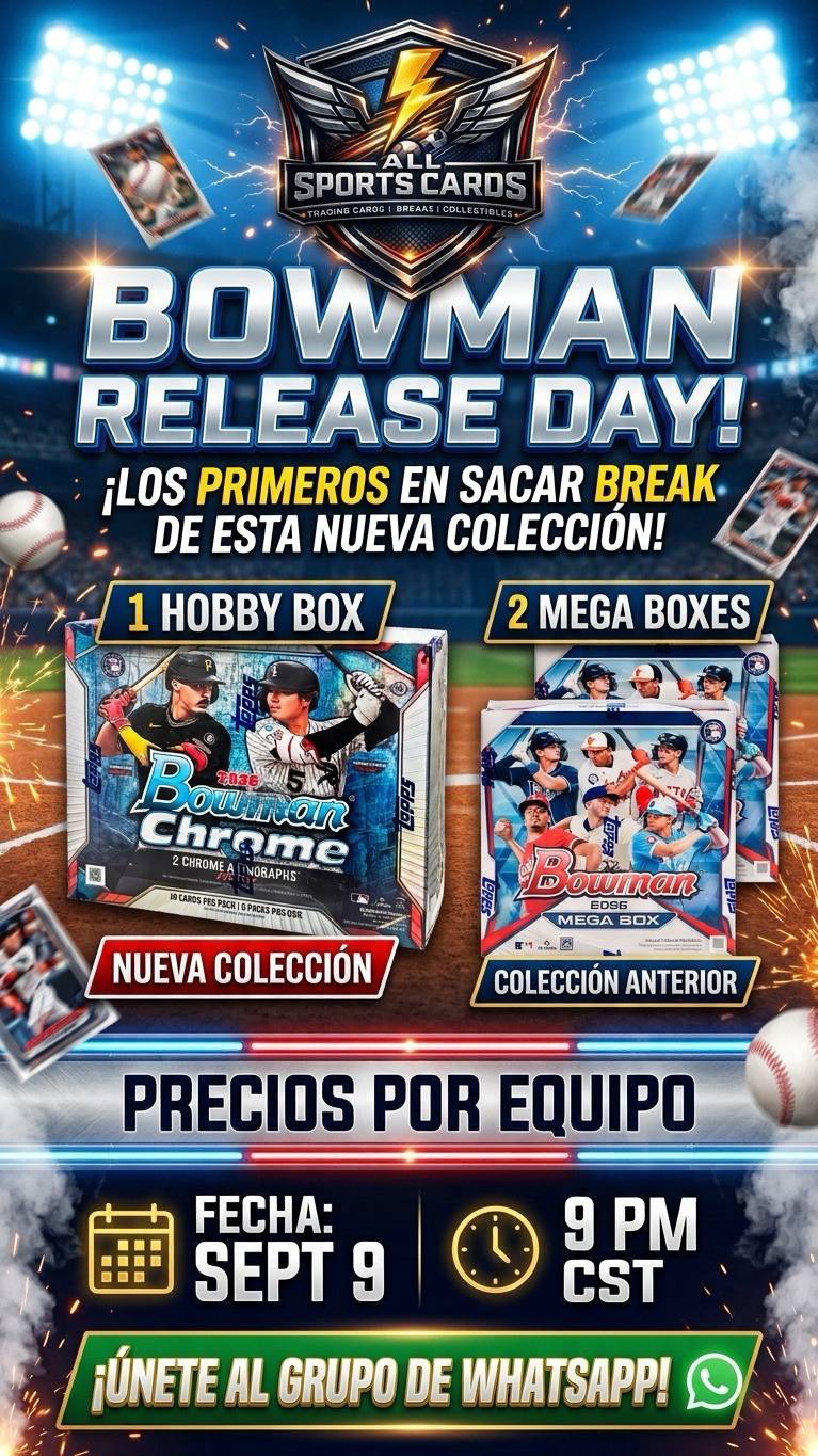🚀 ¡EL PRIMER BREAK EN VIVO DE BOWMAN 2026! ⚾️🔥 ¡HISTÓRICO RELEASE DAY!