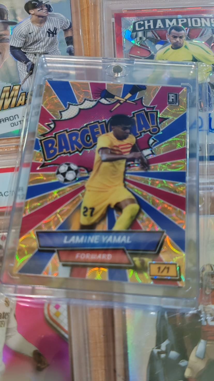 LAMINE YAMAL ROOKIE 1/1 EN 100 PESOS