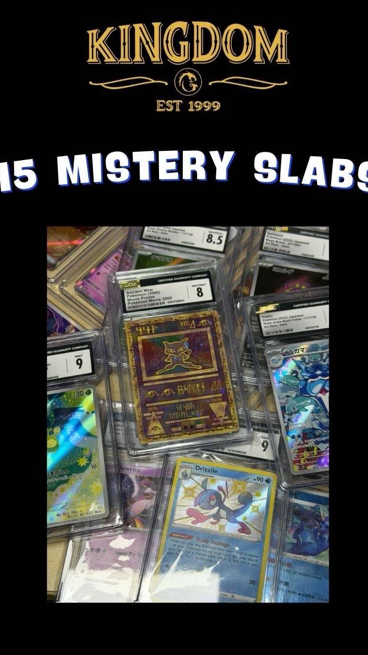 Ancient Mew 15 mistery slabs $550