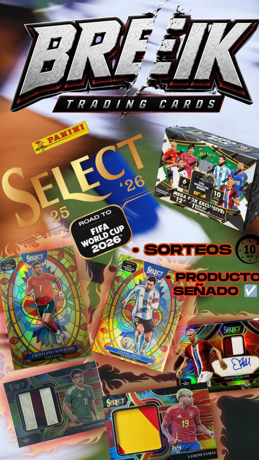 🔥HOBBY MEGA BOXES SELECT FIFA 2026 RTWC🔥