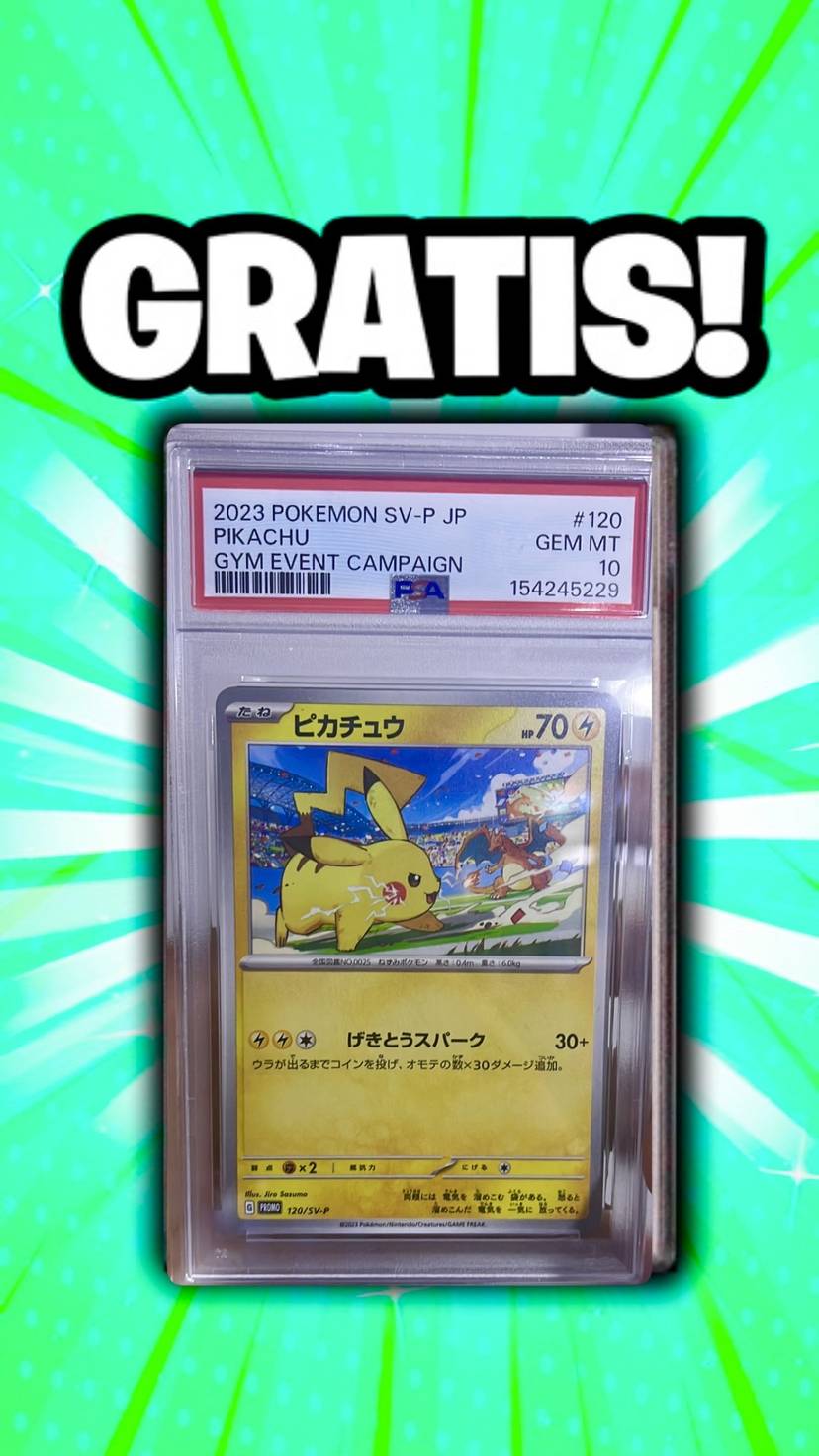 Pikachu & Chari PSA 10 Gratis! Break B&W