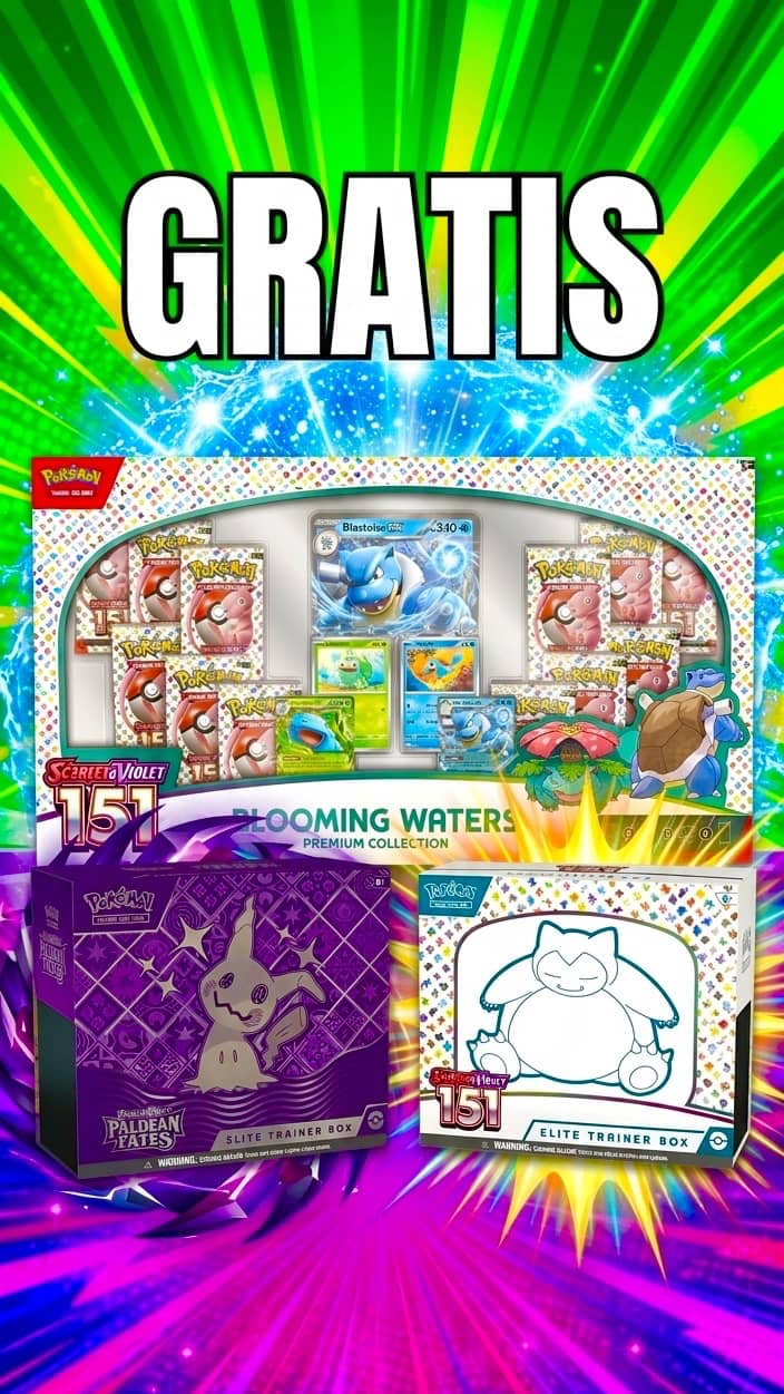 ETB 151 + Paldean Fates Gratis! ENTRA YA  