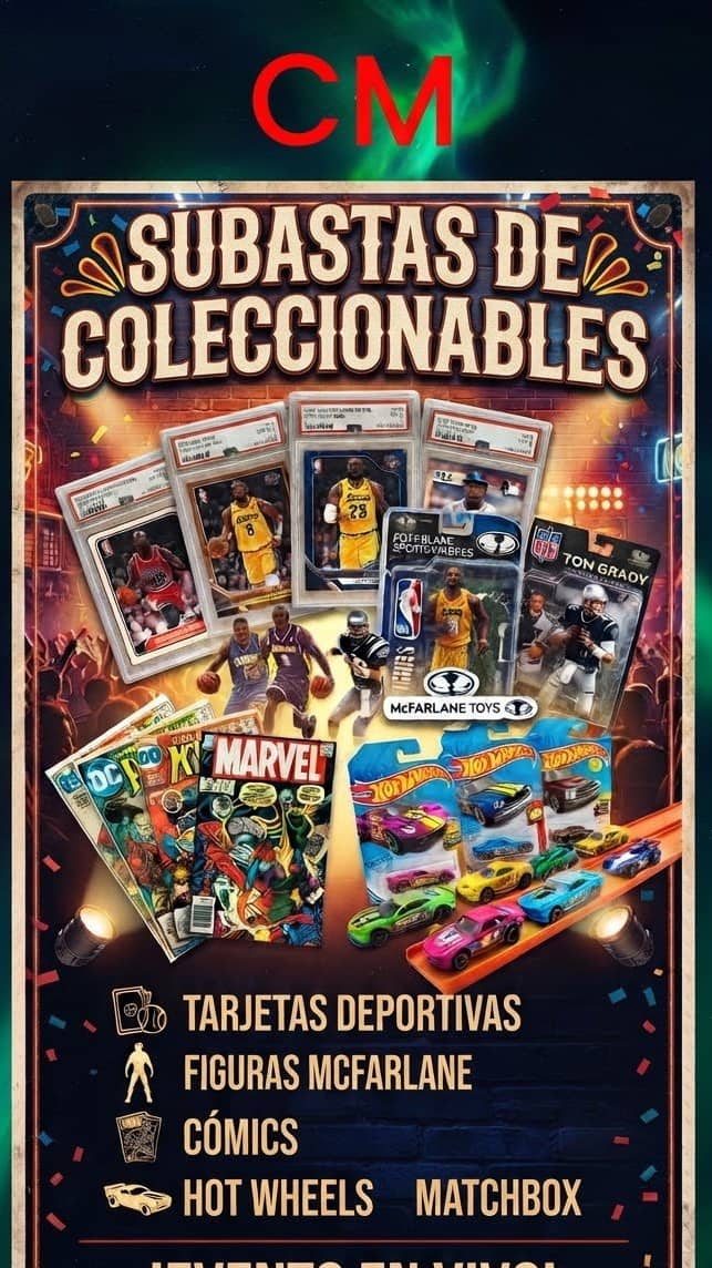 TARJETAS COLECCIONABLES NFL MLB NBA SOCCER NHL NON SPORTS HOT WHEELS MATCHBOX COMICS FIGURAS MCFARLANE 