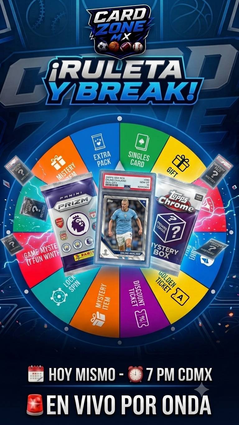 Break premier league, mistery packs y ruleta!