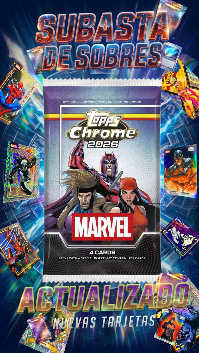 💥Apertura de Sobres💥 Topps Chrome Marvel🔥