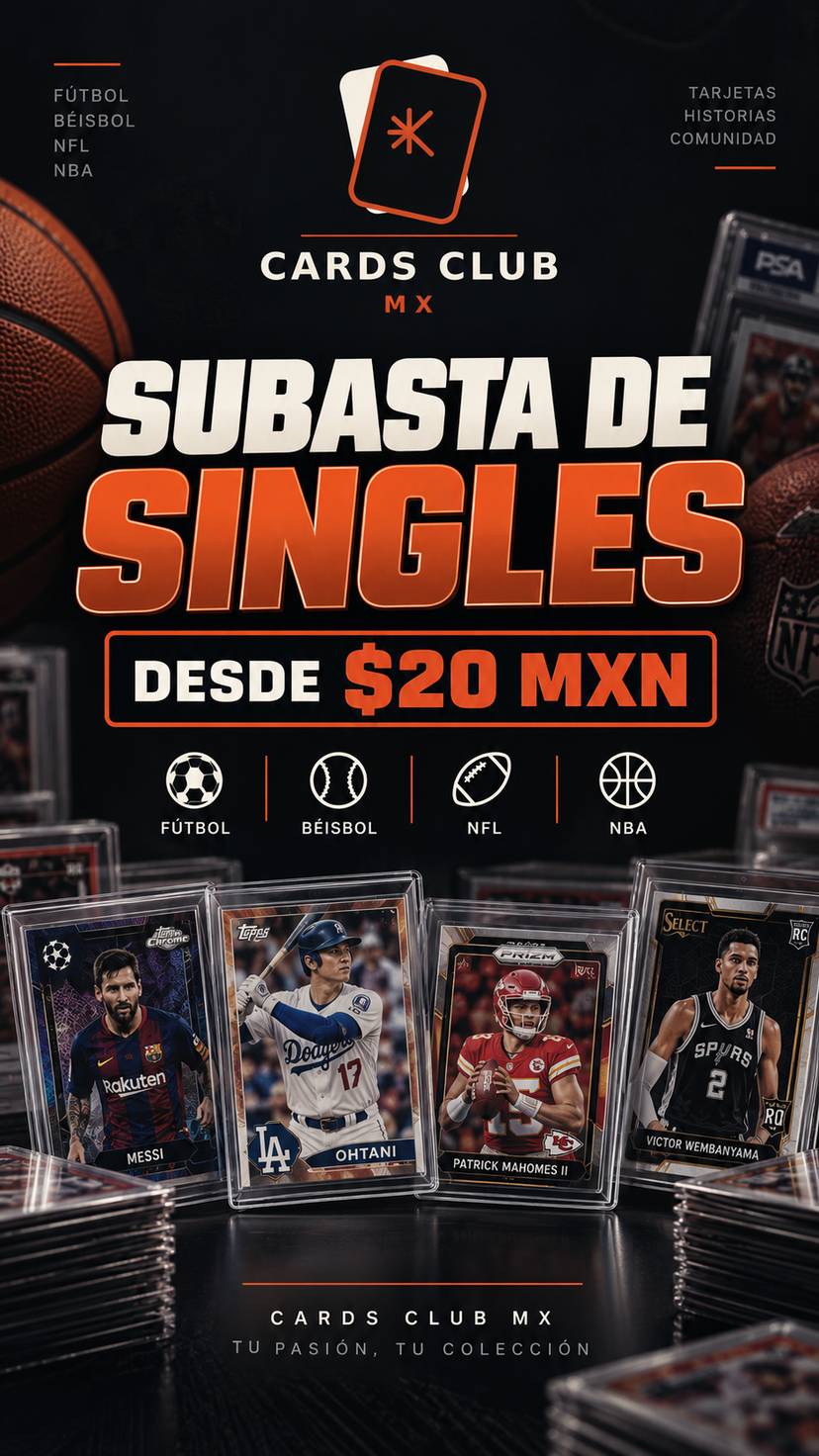 🏆 NOCHE DE SINGLES | SUBASTAS DESDE $20