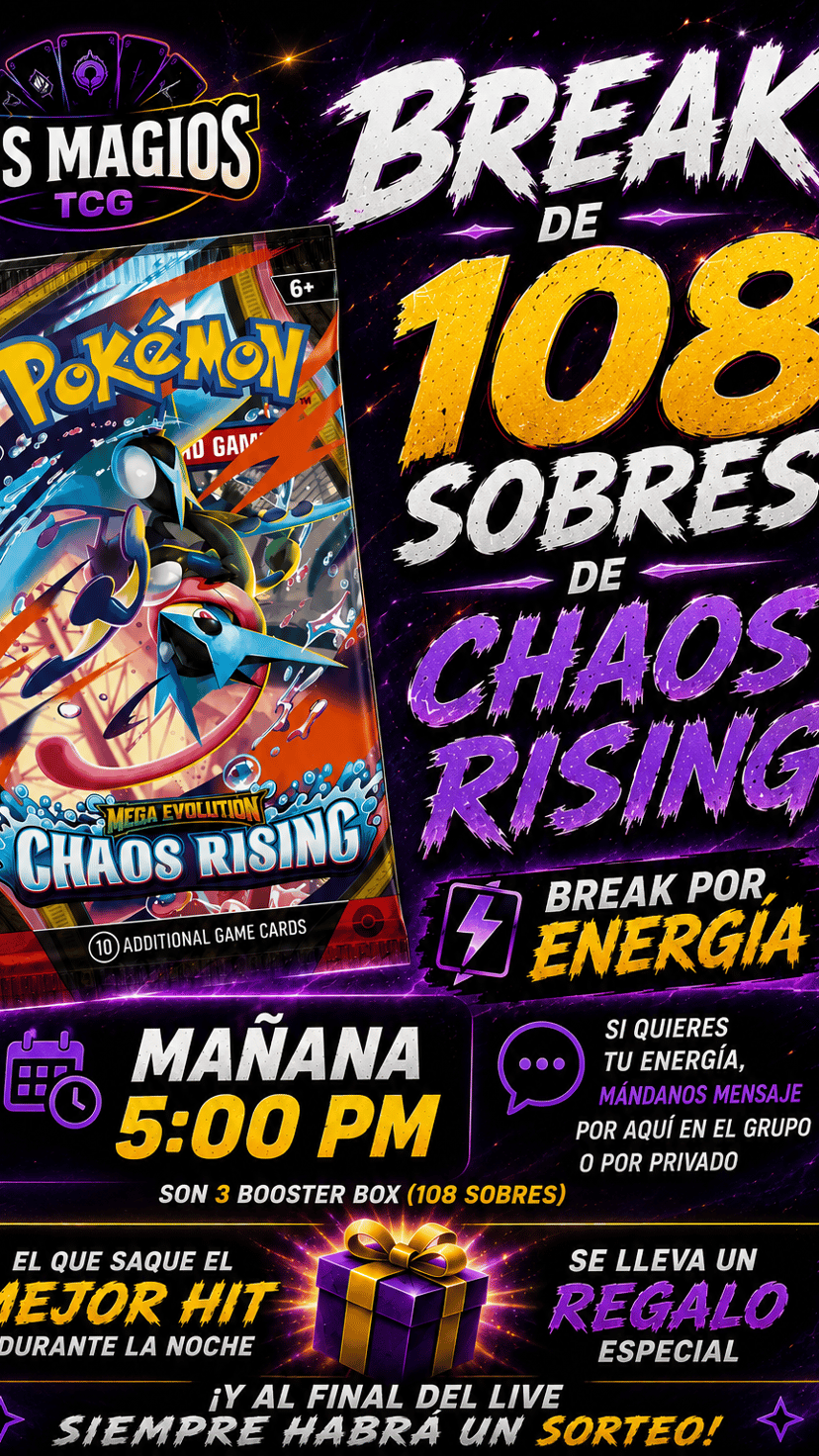 BREAK CHAOS RISING DE 108 SOBRES 🔥🔥🔥