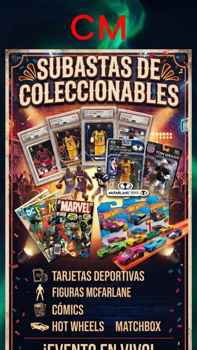 TARJETAS COLECCIONABLES NFL MLB NBA SOCCER NHL NON SPORTS HOT WHEELS MATCHBOX COMICS FIGURAS MCFARLANE