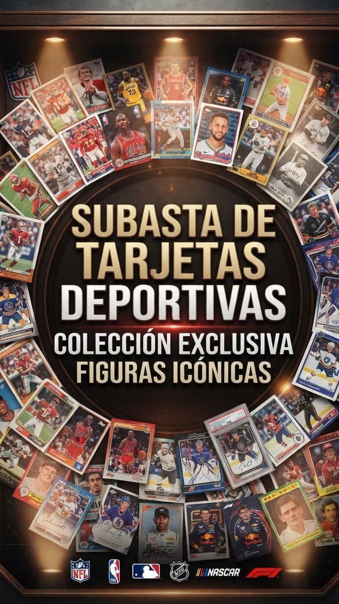 TARJETAS COLECCIONABLES NFL NBA MLB NHL NASCAR ETC