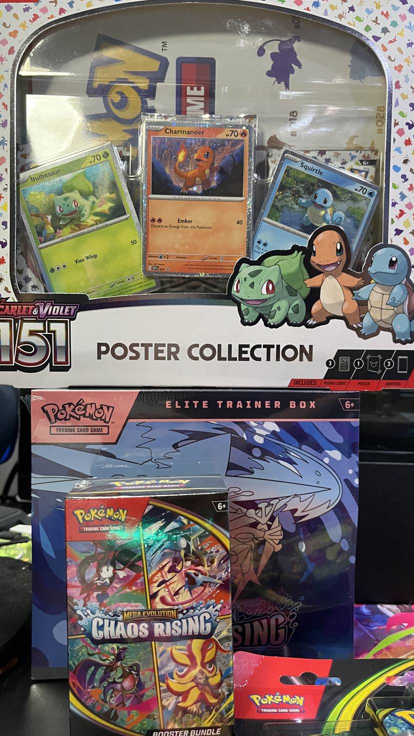 151 + ETB y Bundle Chaos GRATIS! B&W Podio 