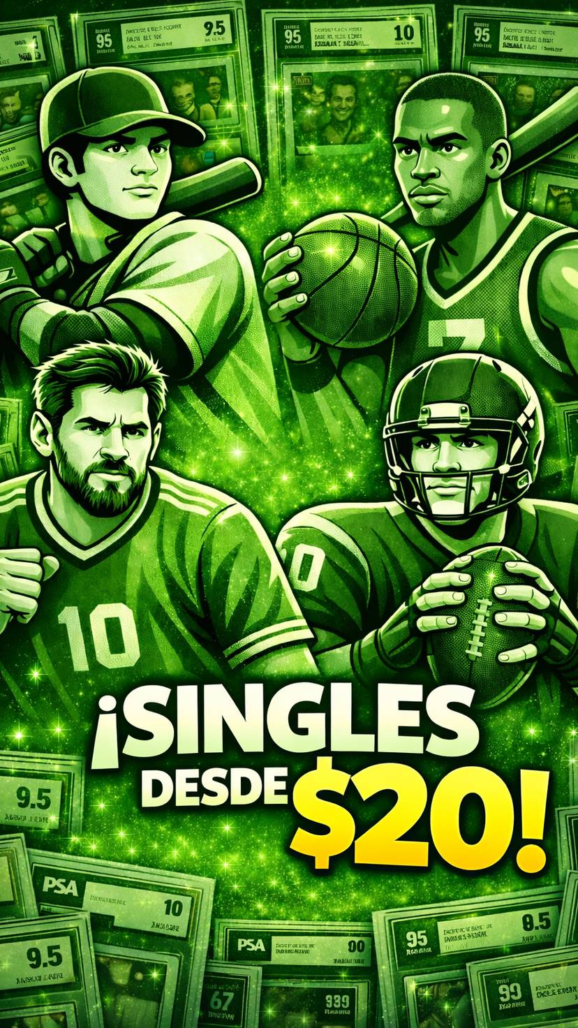 🔥 Singles TODO desde $20 🚨NBA, NFL, MLB, Inserts, Rookies, Nums