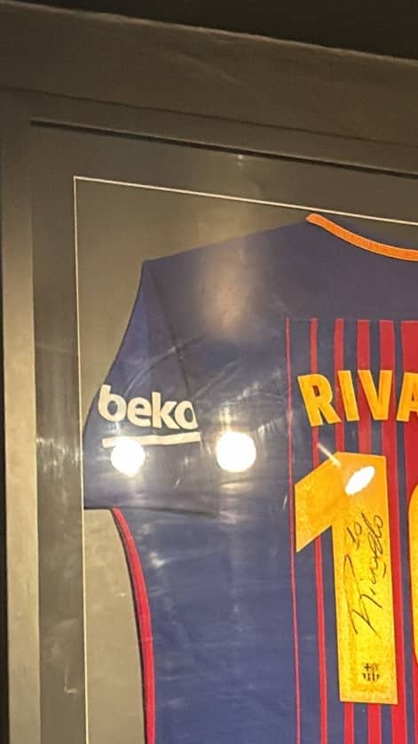 rifa firma de Rivaldo