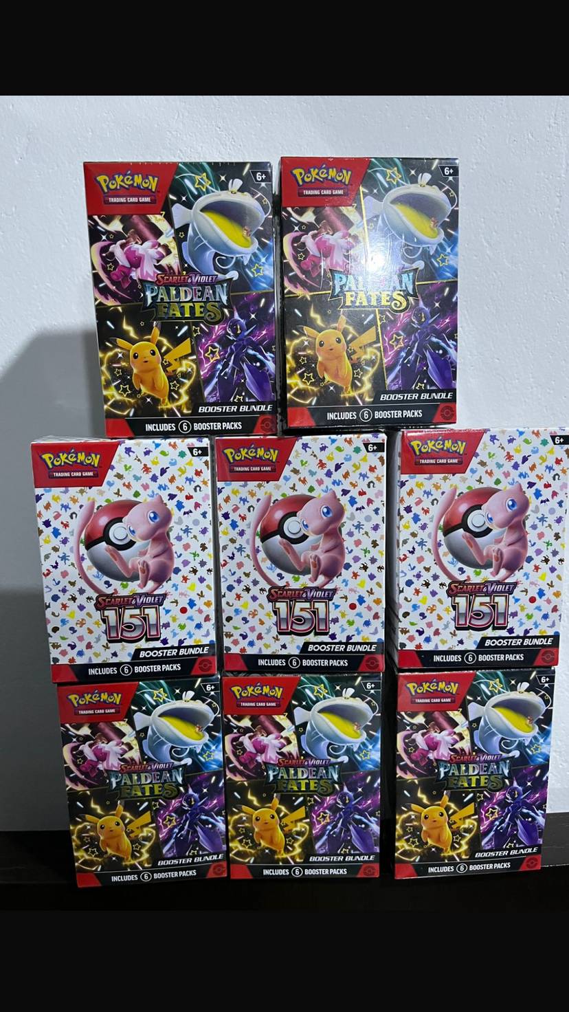 x2 ETB Ascended GRATIS! 151 + Paldean Fates desde $20