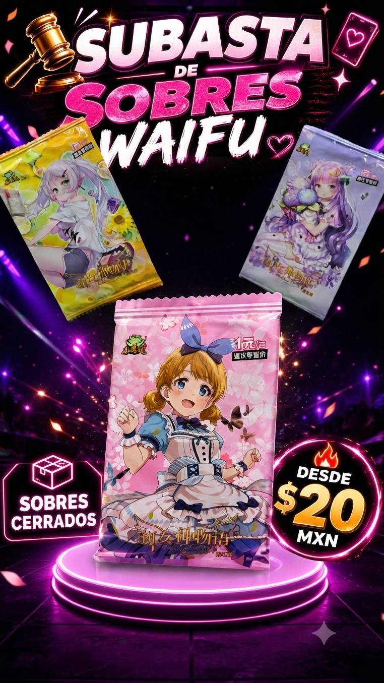 cartas waifu y más