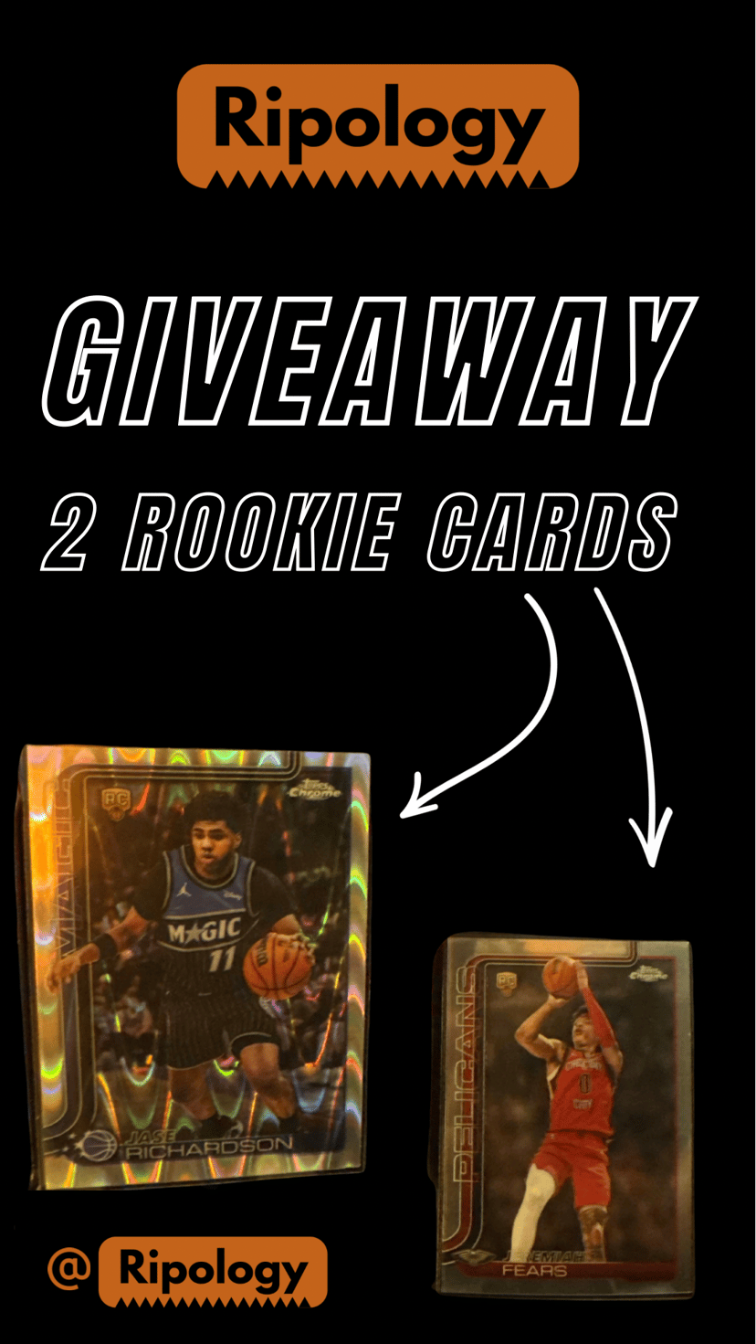 giveaway 2 rookie cards