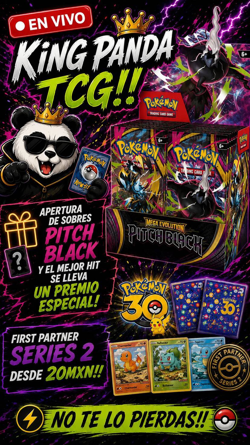 Preventa Pokemon 30!! Premio al hit de la noche!!First Partner desde 20mxn!