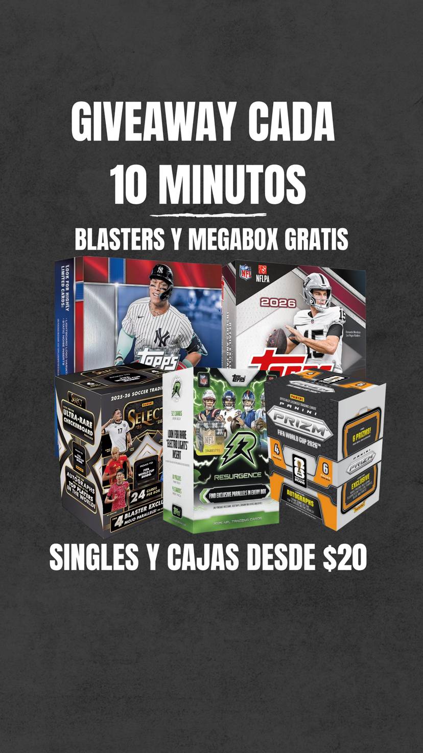 BLASTERS Y MEGABOX GRATIS CADA 10 MINUTOS