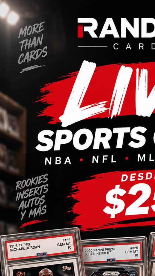 🔥 Sports Cards desde $25 | NBA • NFL • MLB • Soccer