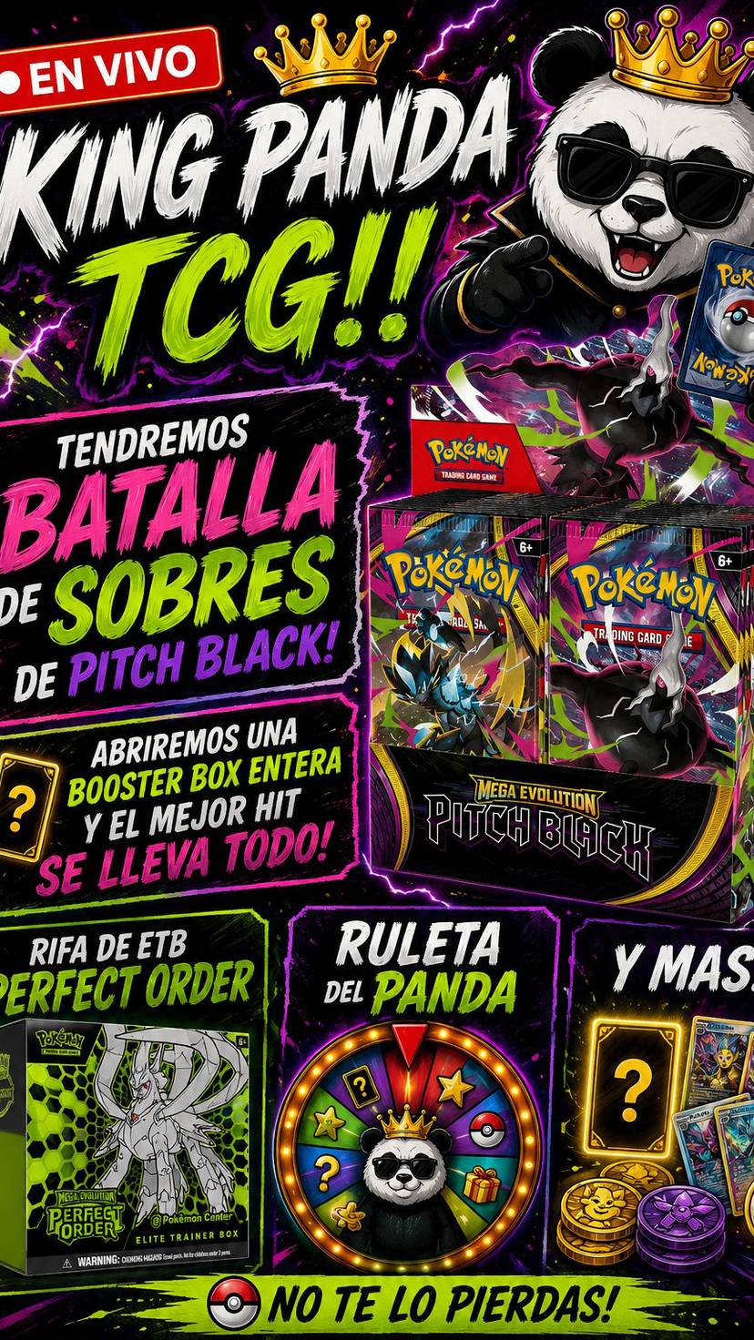 Batalla de Sobres Pitch Black! Producto desde 20mxn!