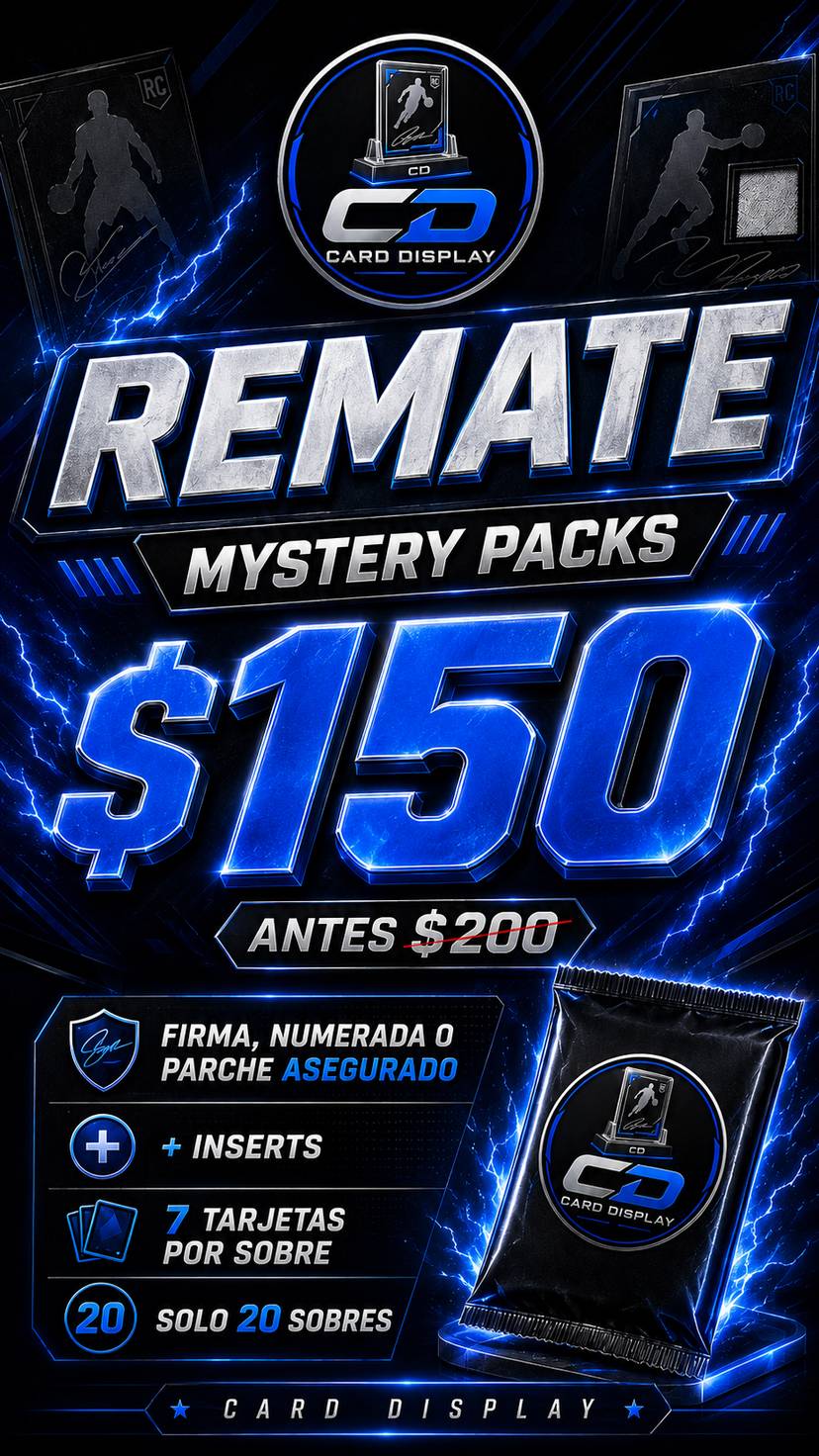 REMATE MYSTERY PACKS $150 — HIT ASEGURADO