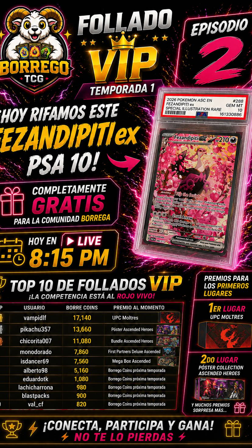 FEZANDIPITI PSA10 GRATIS Temp 1 ep 2 FOLLADOS VIP SORTEO GRATIS