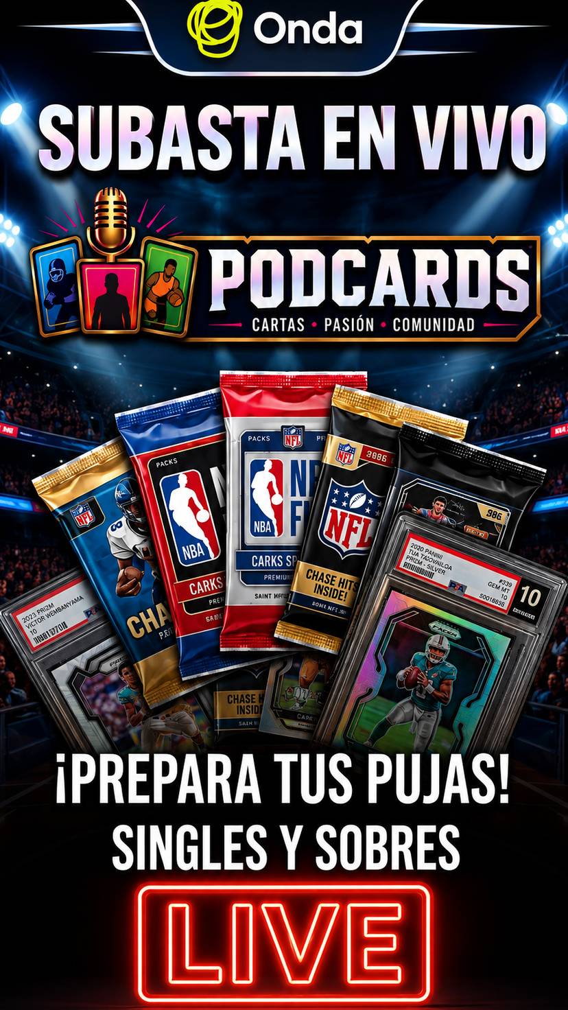 Primer LIVE - Tarjetas deportivas