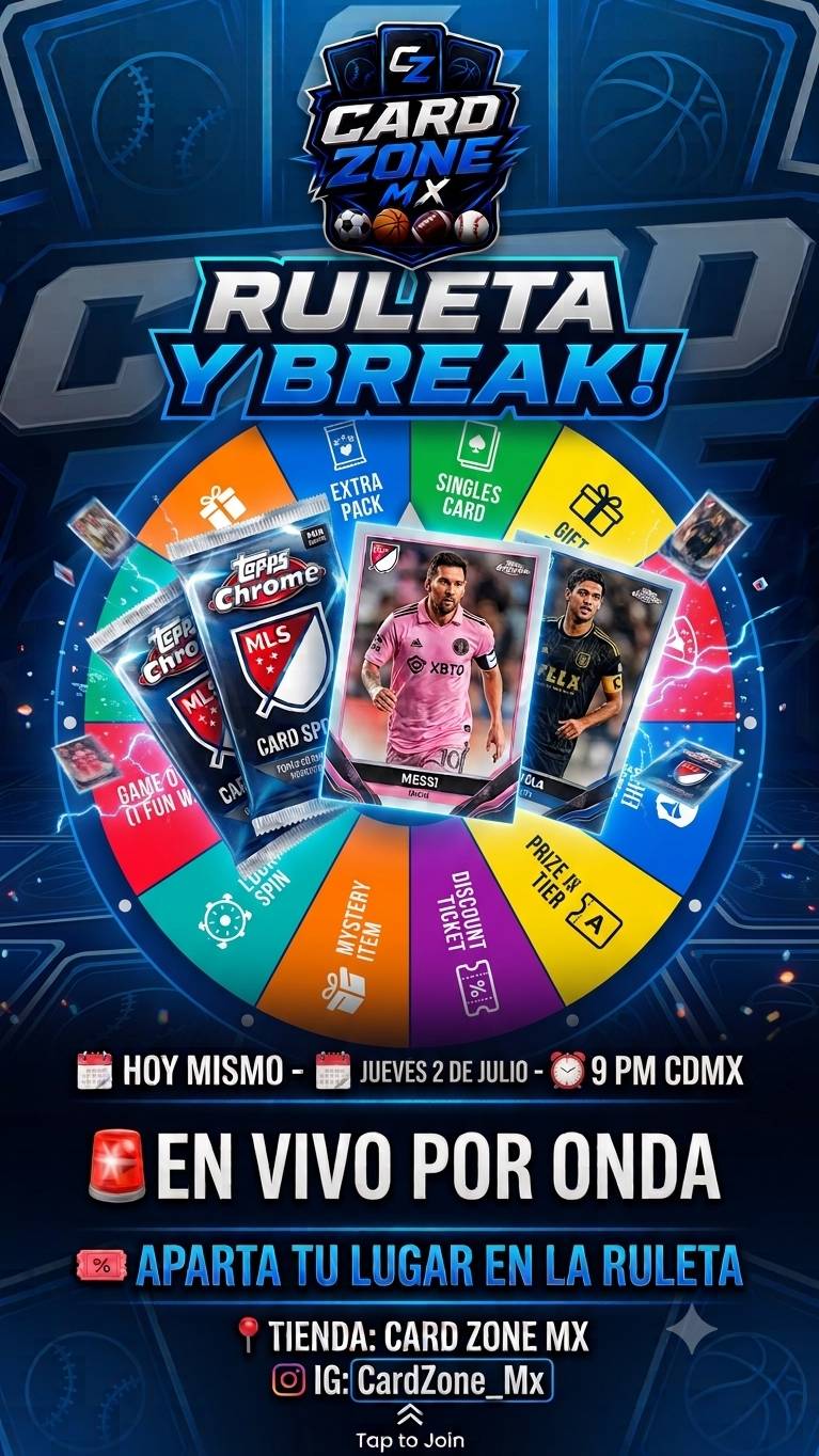 Ruleta y break Topps chrome
